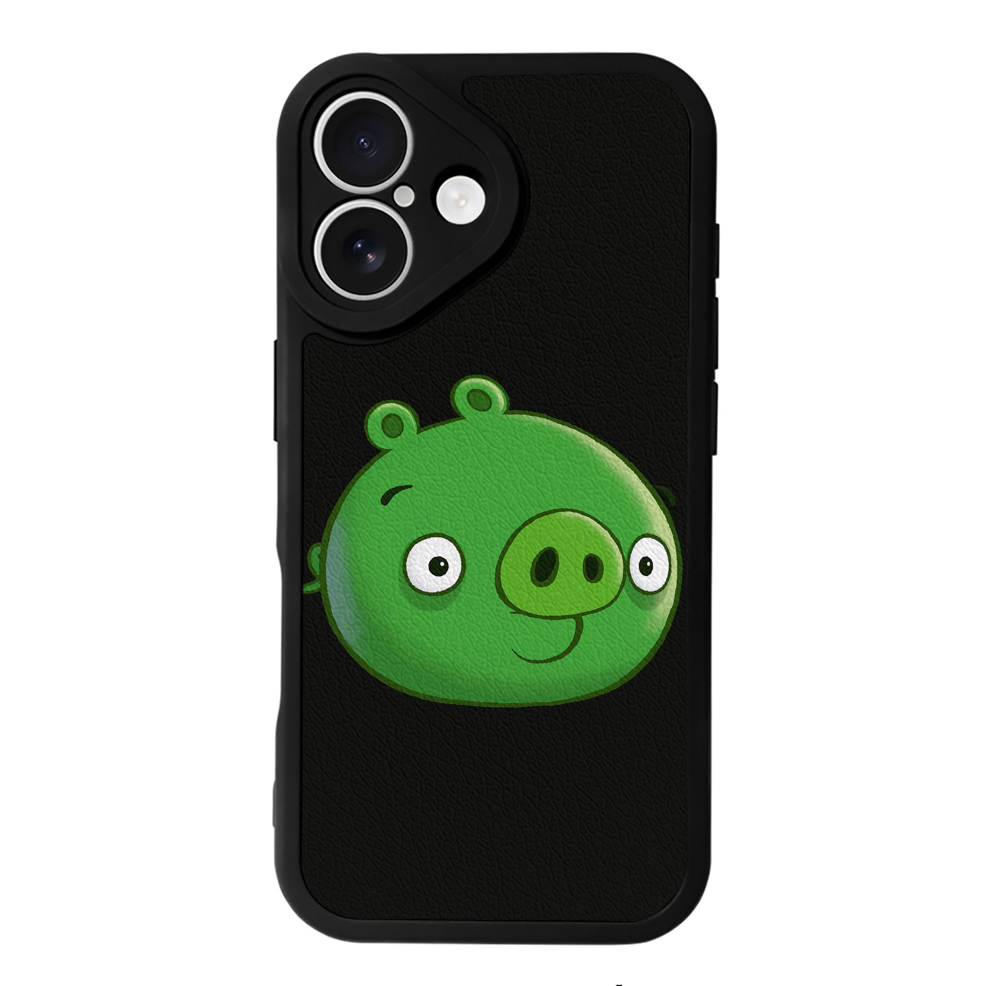 （画像用） Angry Birds アングリーバード 【iPhone 16シリーズ対応】シリコンスマホケース（レザー調） 材質：シリコン
